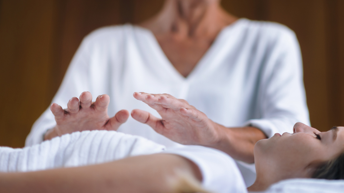 Reiki Healing Session With Teenage Girl